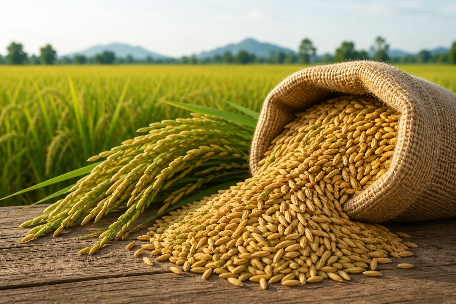 Paddy and rice